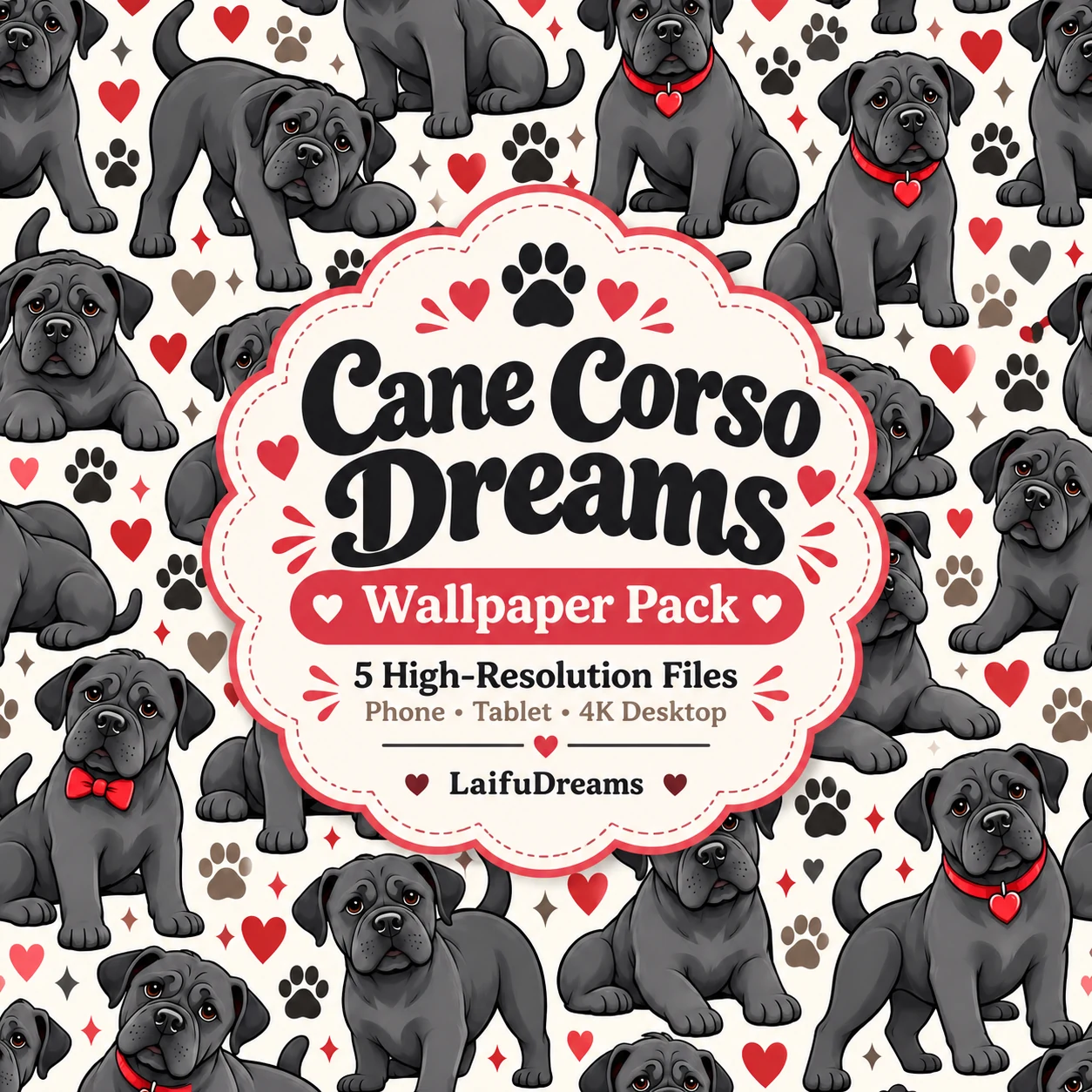 Cane Corso Dreams Wallpaper Pack