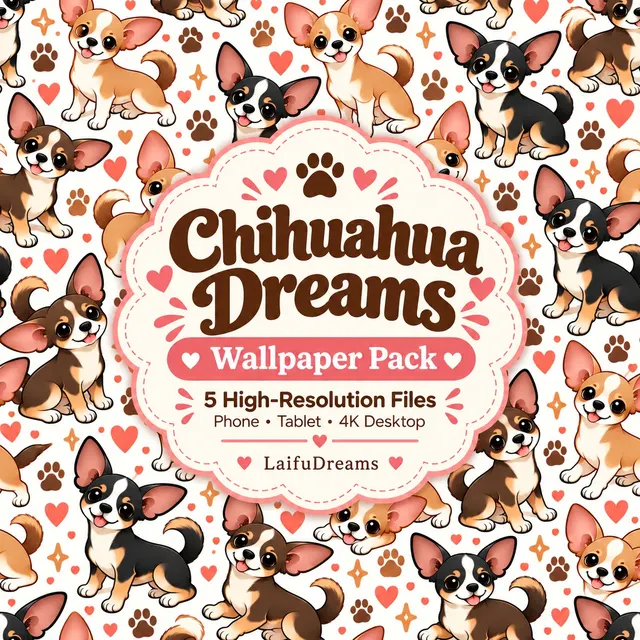 Chihuahua Dreams Wallpaper Pack