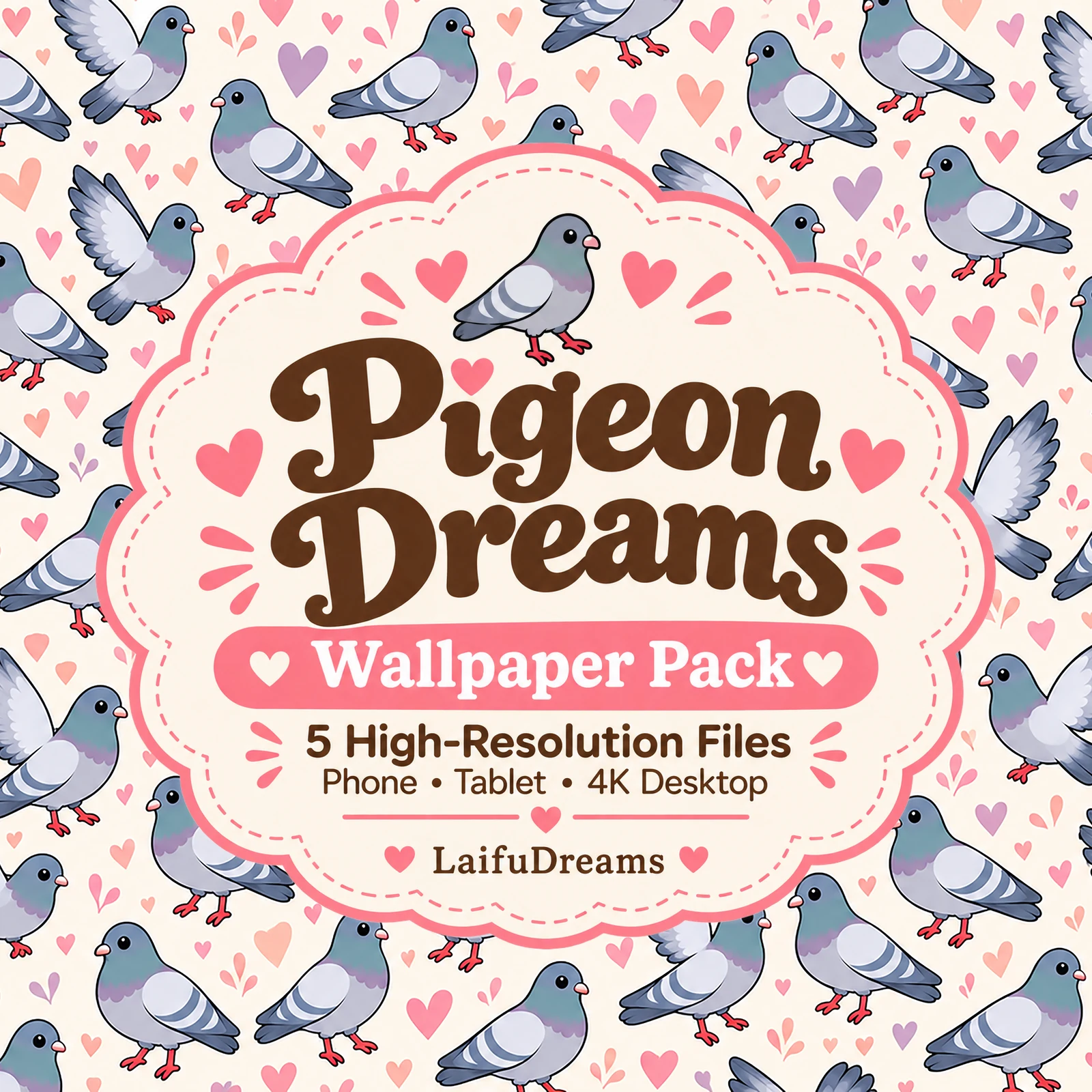 Pigeon Dreams Wallpaper Pack